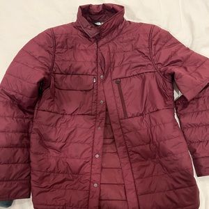 Maroon North Face Jacket
